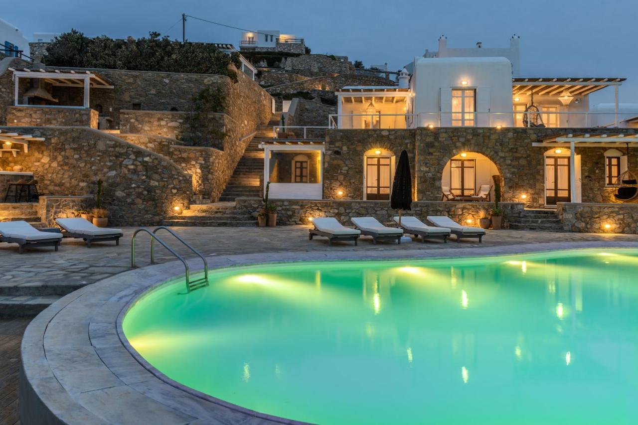 Cosset Villa Bohochic Sea&Harbourview And Sunset By One-Villas Ornos  Exterior foto